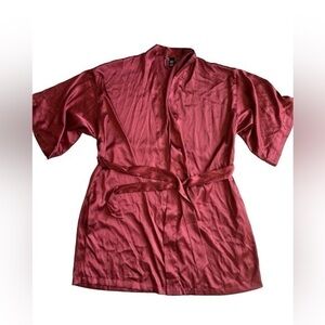 Victoria secret silky red robe